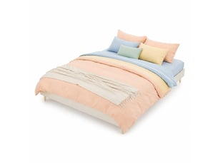 Lit 2 places 160x200 cm HAUSS SPOLE   coloris beige
