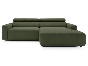 Selsey fando - canapé d'angle - 252 cm - velours vert sauge