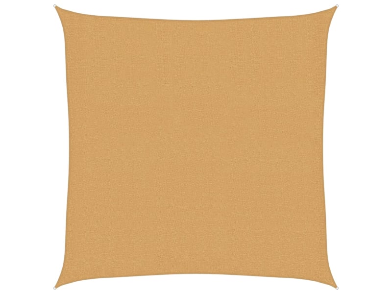  Voile d'ombrage - voile d'ombre - voile parasol 160 gm² carré sable 2x2 m pehd  - Conforama A
