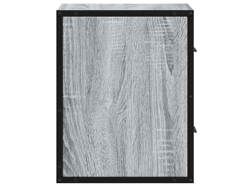  Table de chevet - cabinet de chevet - table de nuit murale sonoma gris 40x31x39,5 cm  - Conforama E
