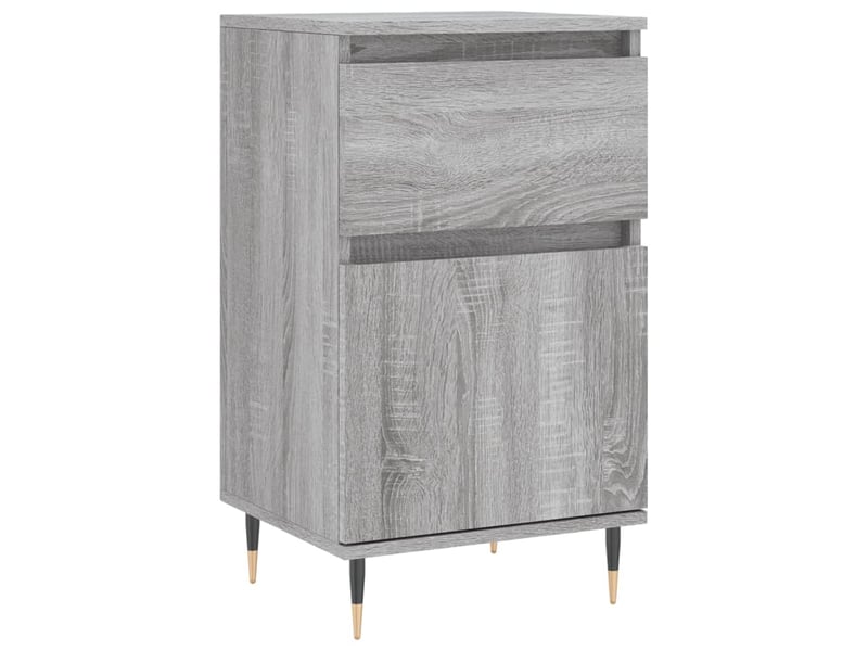  Buffet - bahut - meuble de rangement sonoma gris 40x35x70 cm bois d'ingénierie  - Conforama A