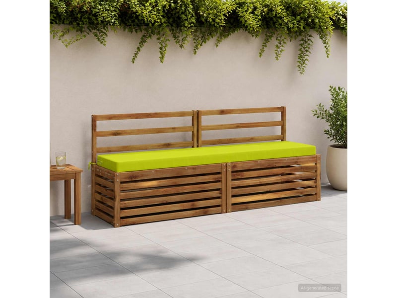 Coussin de banc, coussin d'assise, coussin de canapé soest 100 % polyester vert vif. 170 x 40 x 8 cm cf53760  - Conforama B