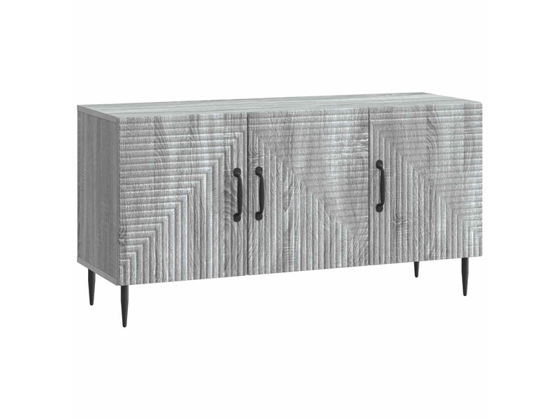  Meuble tv - banc tv - meuble de rangement sonoma gris 99 x 34,5 x 50 cm bois d'ingénierie  - Conforama A