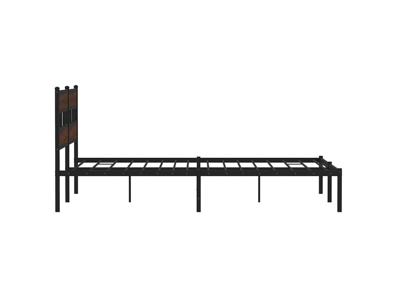  Lit double- lit adulte -  cadre de lit sans matelas avec tête de lit 200x200 cm  - Conforama D