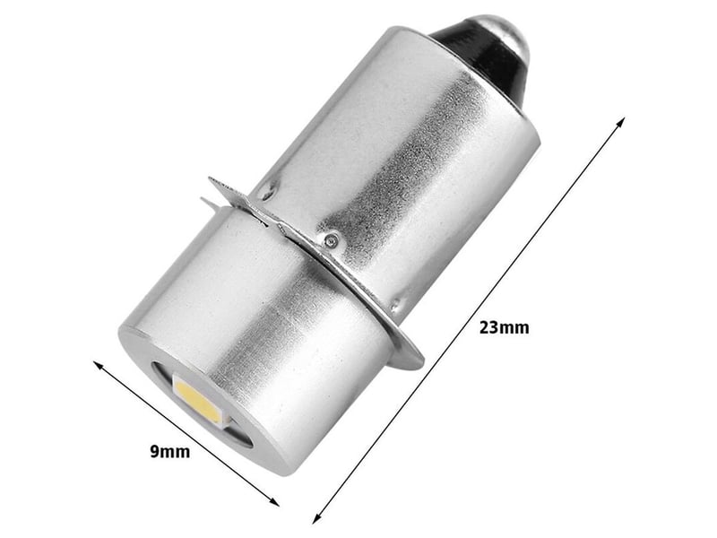  Ampoule de lampe de poche led 1 w p13.5s, 100-110 lm 2700-7000 k (6 v)  - Conforama B
