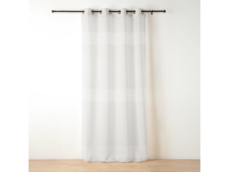 Voilage tamisant ajouré à esprit macramé 140x260 cm  - Conforama A