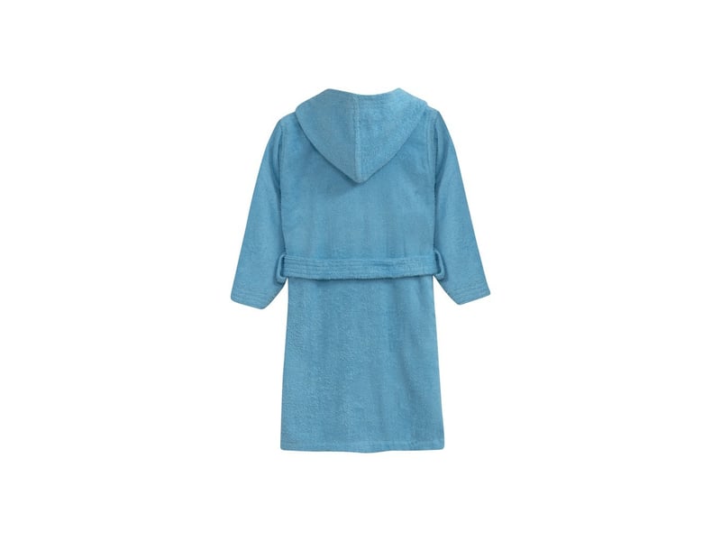  Peignoir de bain enfant interbaby taille 10-12 ans - turquoise - coton éponge, boîte cadeau 00516-T10-12-30 - Conforama D