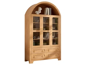 Buffet 3 porte(s)  4 tiroir(s) ROLIPO  - 40 cm coloris marron 