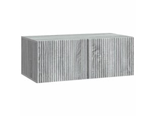 Meuble tv coloris gris 78.5 cm <strong></strong>  <strong></strong>