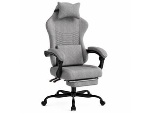 Fauteuil gaming <strong>STILVORA</strong> <strong></strong> avec assise réglable en hauteur