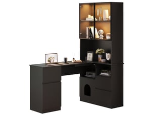 Vitrine coloris noir <strong>OOIILLEE</strong> <strong>Luxe haut de gamme</strong> - 120 cmx180 cm