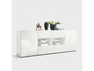 Buffet 2 porte(s) 4 tiroir(s) AHD AMAZING HOME DESIGN  coloris blanc