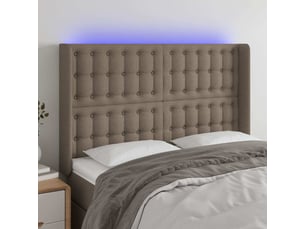 Tete de lit A poser largeur 147 cm taupe