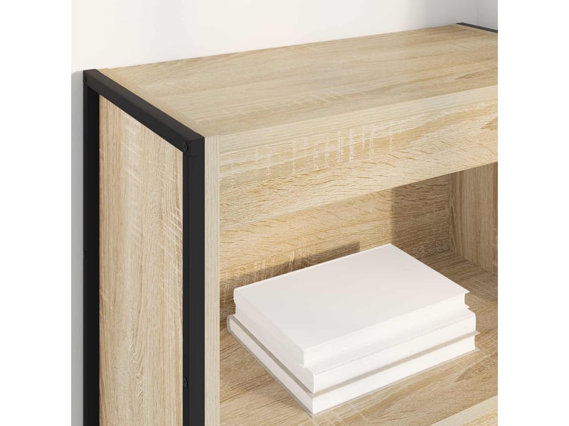 Bibliothèque, armoire à livres 60 x 30 x 155 cm bois d'ingénierie sonoma - Conforama D