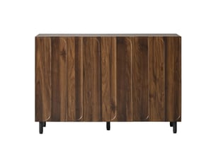 Buffet 3 porte(s) PANGIVO - 120 cm coloris bois foncé