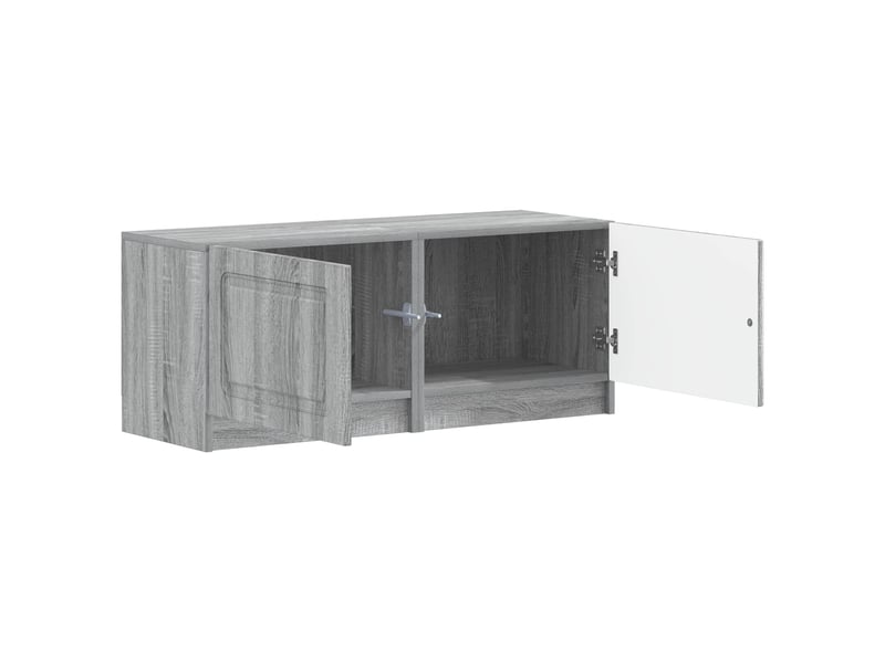  Meuble tv - banc tv - meuble de rangement sonoma gris bois d'ingénierie  - Conforama C