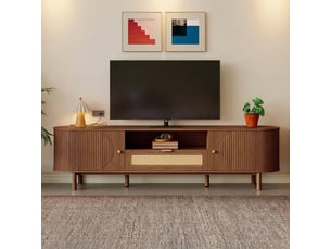 Meuble tv coloris marron 175 cm <strong>PEXCHO</strong>  <strong></strong>
