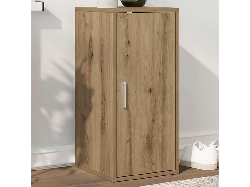  Meuble à chaussure | armoire à chaussures chêne artisanal bois d'ingénierie shl8333  - Conforama C