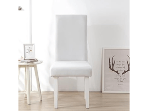 Housses de chaise blanches, 1 pièce, élastiques, amovibles et lavables, housses de chaise modernes convenant aux restaurants, salles de banquet, hôte