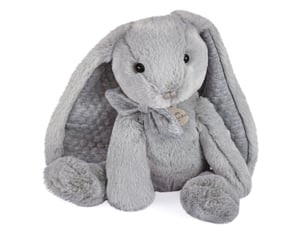 Peluche lapin gris perle pretty chic - 40 cm