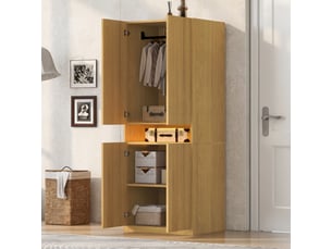 Armoire <strong>SWEIKO</strong> <strong></strong> coloris naturel largeur 70 cm