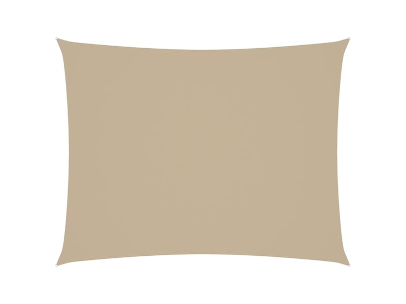  Voile de parasol - voile d'ombrage tissu oxford rectangulaire 2,5x3,5 m beige  - Conforama A