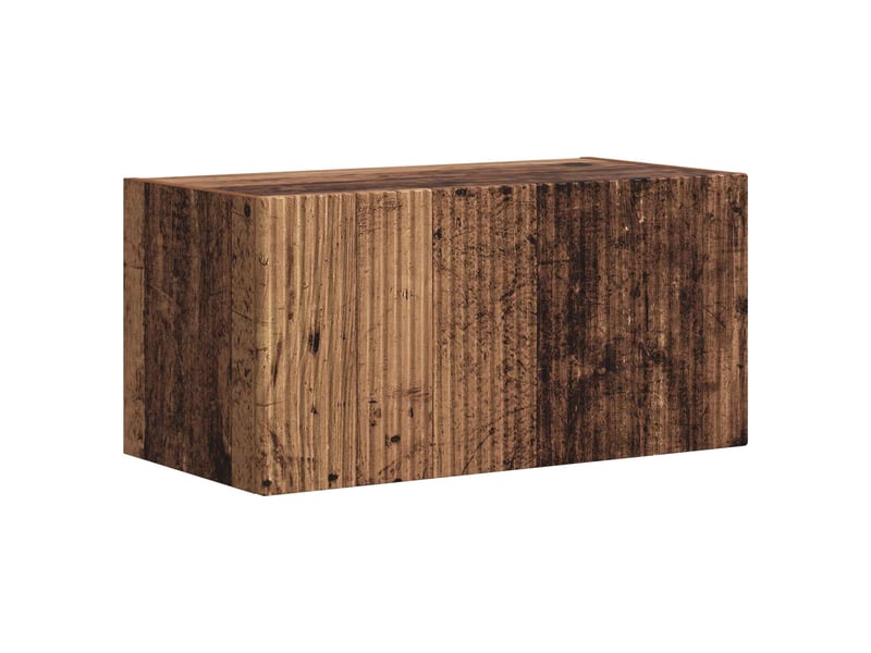  Ensemble meuble tv - banc tv - meuble de rangement 6 pcs bois ancien bois d'ingénierie  - Conforama E