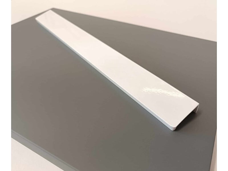  Poignée de meuble um-494, 320mm, blanche, en aluminium  - Conforama B