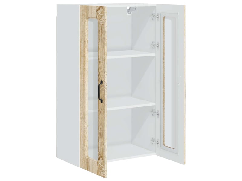  Meuble mural de cuisine | armoire de cuisine chêne sonoma 60x31x100cm shl3631  - Conforama E
