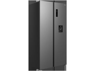 Réfrigérateur combiné américain 605 l encastrable inox galaxy inox avec distributeur d eau et no frost