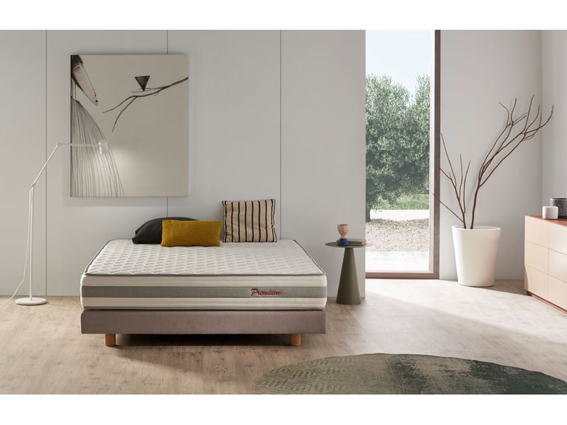 Matelas mousse hr et mémoire de forme au gel luxury ergo premium - mi-ferme, mémoire de forme au gel, face 3d respirante 8435720069334 - Conforama B
