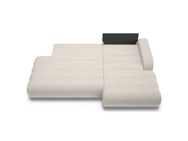  Selsey arione - canapé d'angle convertible - 283 cm - chenille beige clair Arione - Conforama D