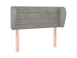 Tete de lit A poser largeur 83 cm <strong></strong> <strong></strong> argenté