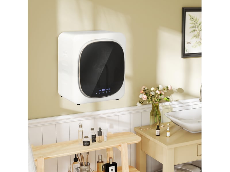 Sèche-linge 48x40x56 cm désinfection uv métal blanc - Conforama B