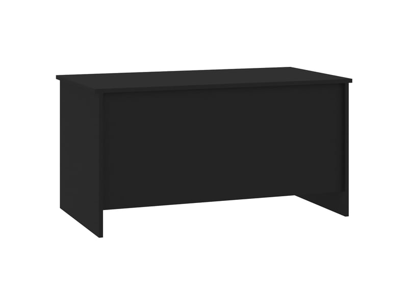 Table basse rectangulaire | table de salon noir 102x55,5x52,5 cm bois d'ingénierie  - Conforama C