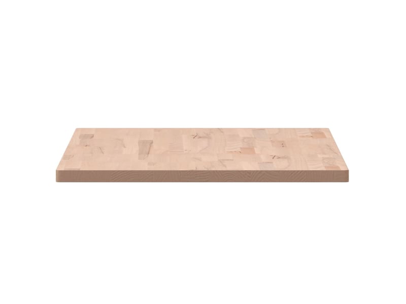 Comptoir de salle de bain, plan de travail 100x60x2,5 cm bois massif de hêtre cf65713 - Conforama E