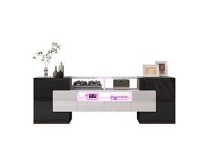 Meuble tv coloris bicolore 145 cm <strong>OKWISH</strong>  <strong></strong>