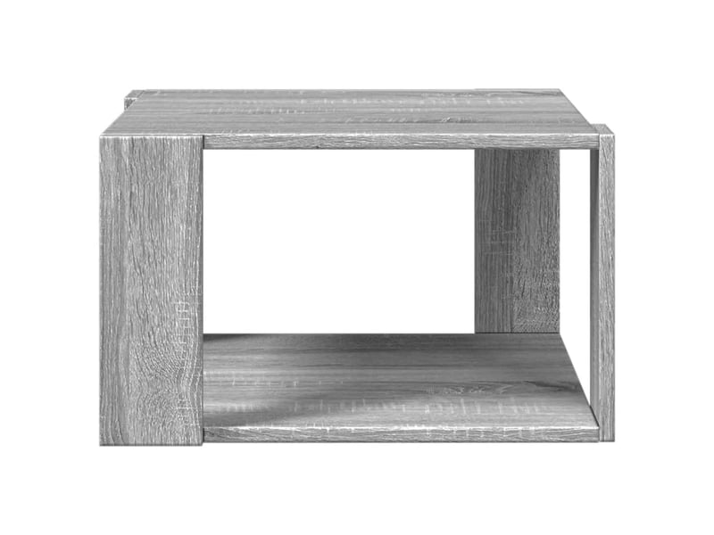  Table basse - table de salon - table à thé sonoma gris 51,5x51,5x30 cm bois d'ingénierie  - Conforama E