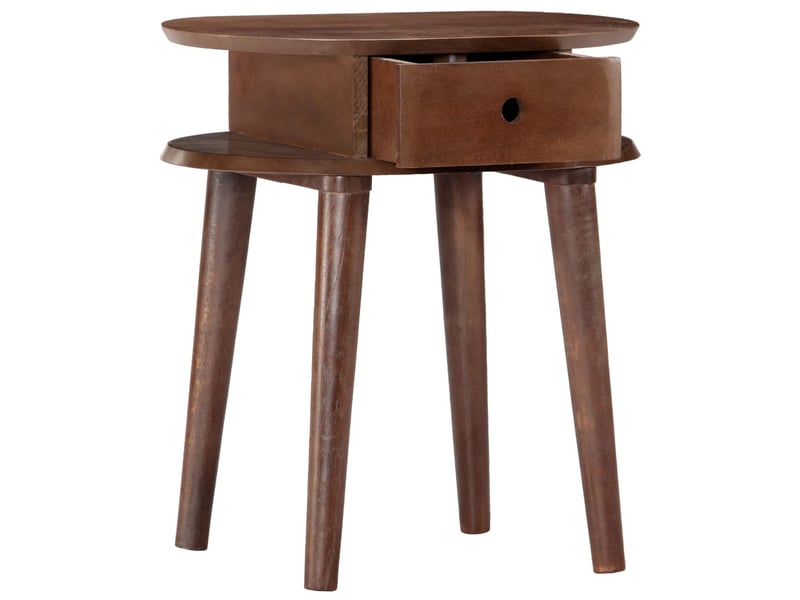  Table de chevet, table d'appoint 50x35x55 cm en bois d'acacia massif  - Conforama A