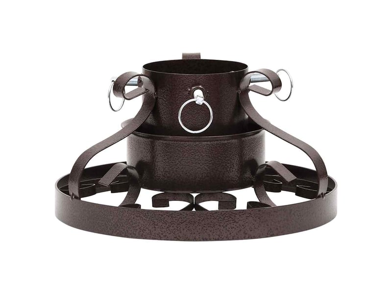 Support de sapin de noël cuivre antique 29x29x15,5 cm cf61978 - Conforama D