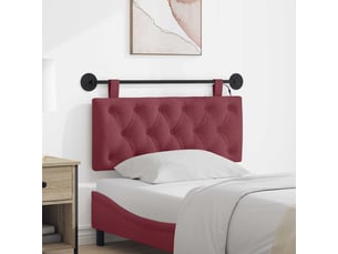 Tete de lit A poser largeur 110 cm   rouge