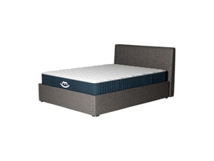 Ensemble matelas et sommier 140x190 cm Ressorts + mémoire de forme MORPHEA Célia &amp; Jade soutien Ferme épaisseur 26 cm