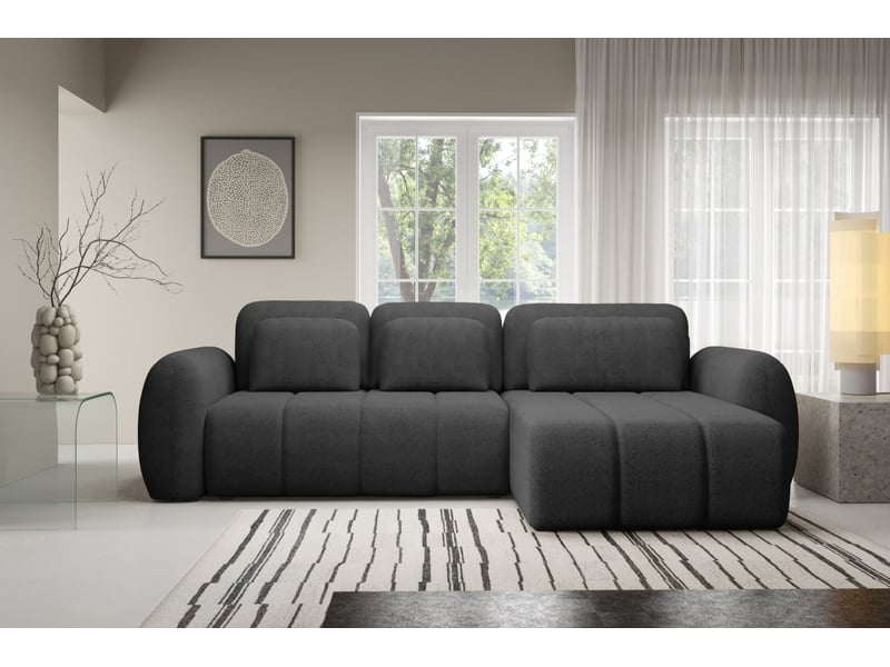  Canapé d’angle contii l premium avec fonction de couchage couleur : quelle 92  - Conforama B