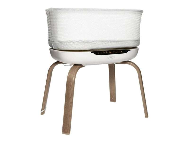  Lit cododo eluma nest - détection des pleurs, balancement, bluetooth, coton bio - luna 9AU999LUNEU - Conforama C
