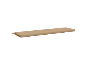 Coussin de banc, coussin d'assise, coussin de canapé soest 100 % polyester sable 140 x 40 x 5 cm cf53549