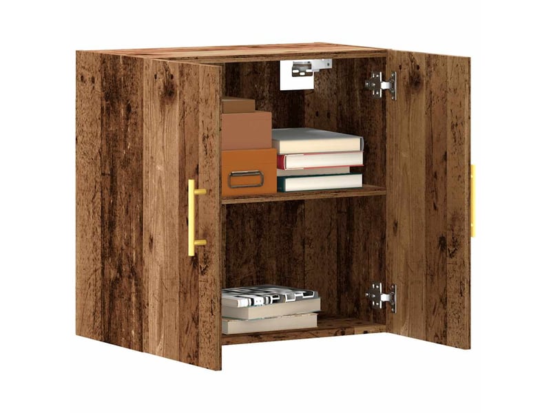  Armoire murale salon, meuble de rangement vieux bois 60x31x60 cm bois d'ingénierie shl9558  - Conforama B
