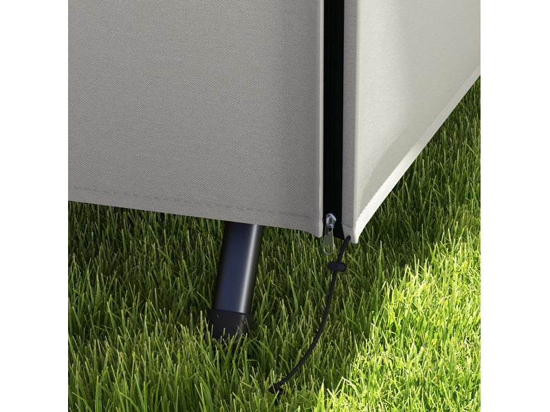  Housse de protection pour balançoire de jardin 205x124x164 cm imperméable protection solaire grise  - Conforama D