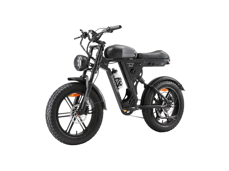  Vélo électrique fat bike sinohon ab20, 20 pouces tout-terrain, noir  - Conforama D