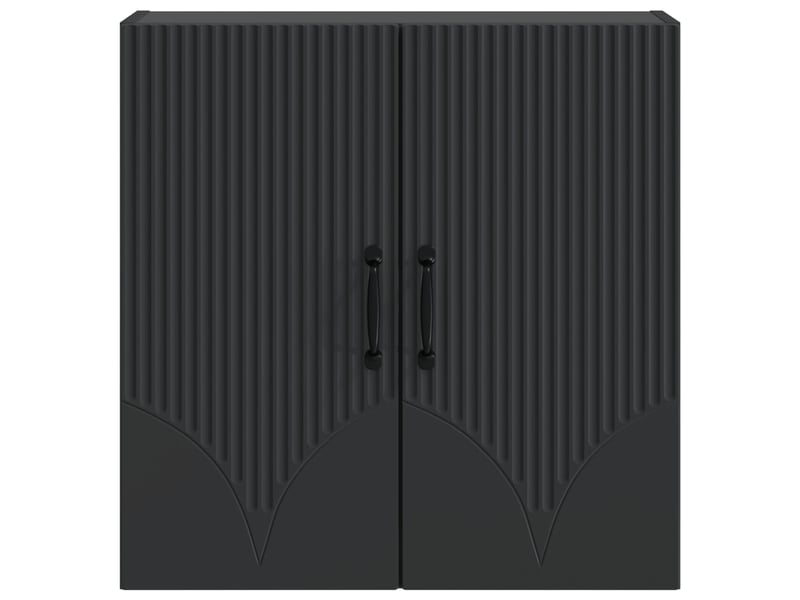  Armoire murale salon, meuble de rangement 59 x 31 x 60 cm bois d'ingénierie noir shl1073  - Conforama D