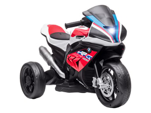 Moto enfant bmw hp4, 18-60 mois, avec phares, musique et pédales, en polypropylène et métal, 82,5 x 42 x 54 cm, rouge